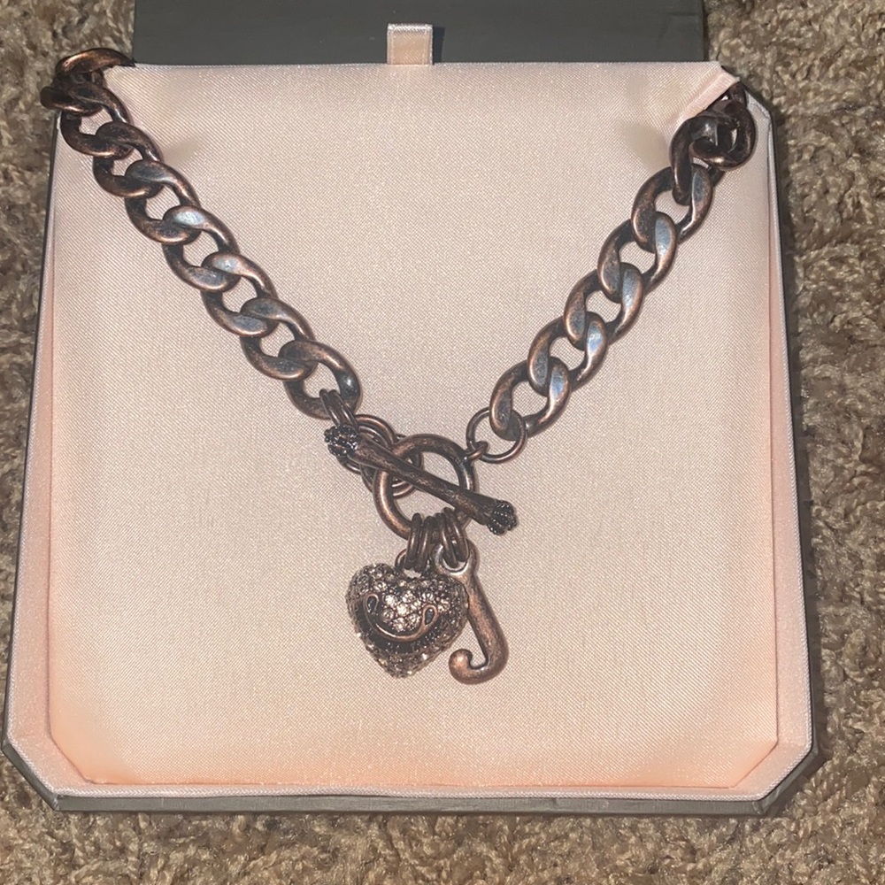 Juicy Couture Bronze Choker Necklace
